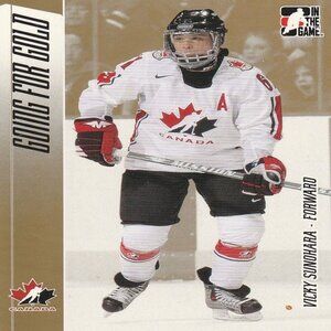 Vicky Sunohara - 2006 In The Game Team Canada Women's Hockey Card - Number 17